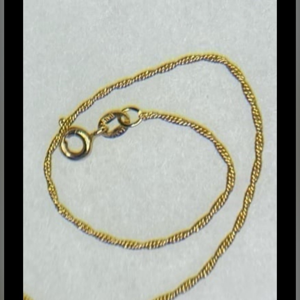 14k gold rope chain bracelet - Picture 4 of 4